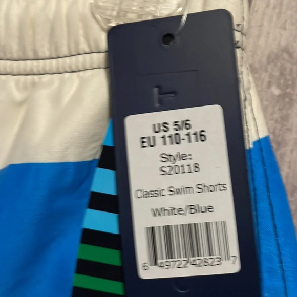 NWT Toobydoo NewYork Boys Blue Swim Suit Size 5-6 - Picture 2 of 6